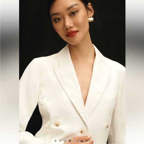 By Anthropologie cropped Washed Denim Jacket - Picture 6 of 12